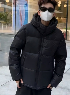 【现货】78222冬季男士羽绒服新品休闲百搭连帽可拆帅气时尚外套