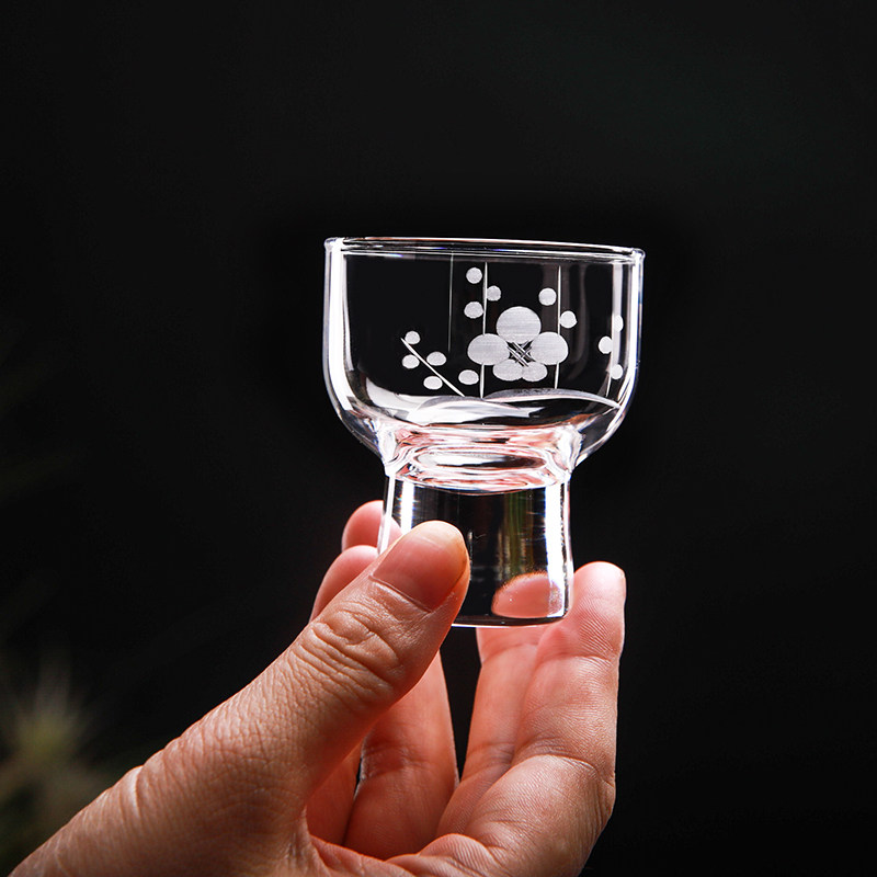 日本原装进口柳宗理设计清酒杯透清酒杯