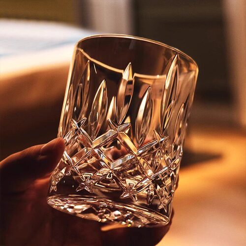 高颜值水晶玻璃杯家用威士忌洋酒杯啤酒杯轻奢高档多功能水杯套装