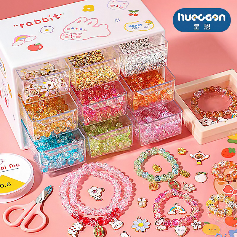 儿童首饰串珠6岁女孩子玩具