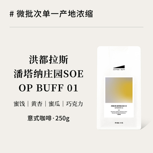 濃縮美式 洪都拉斯潘塔納莊園日曬SOE BUFF01精品意式 咖啡豆E42