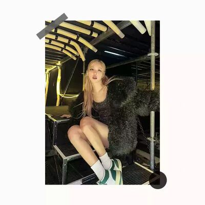 rose韩国女明星爱豆海报店面氛围感墙贴摄影画报时髦ins拍照背景