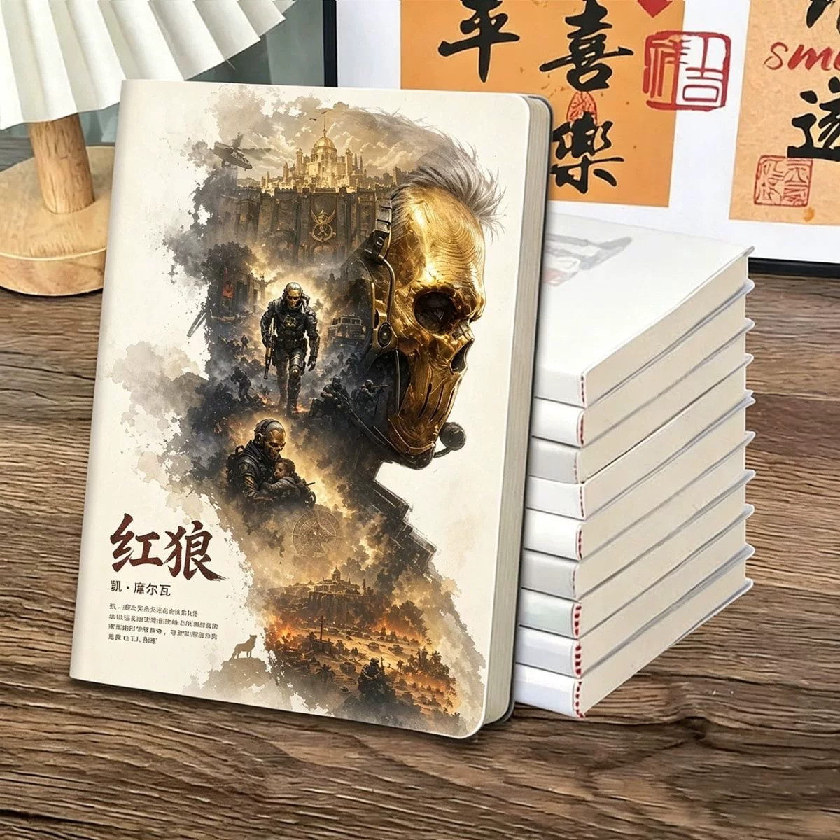 周边高颜值三角洲行动笔记笔记本学生威龙红狼人物笔记本胶套A5b5