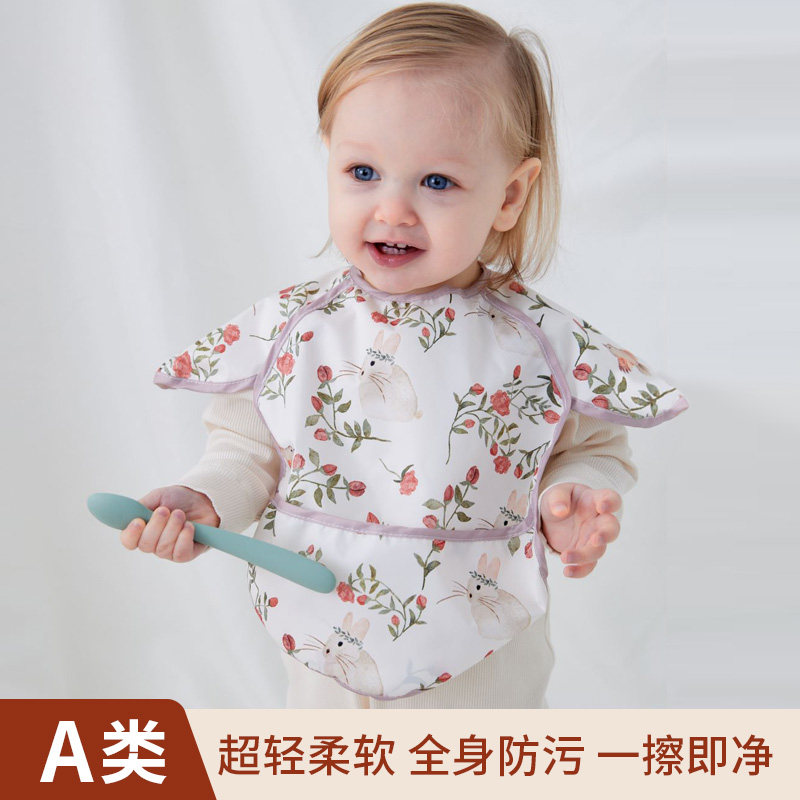 宝宝罩衣围兜儿童女宝宝图片