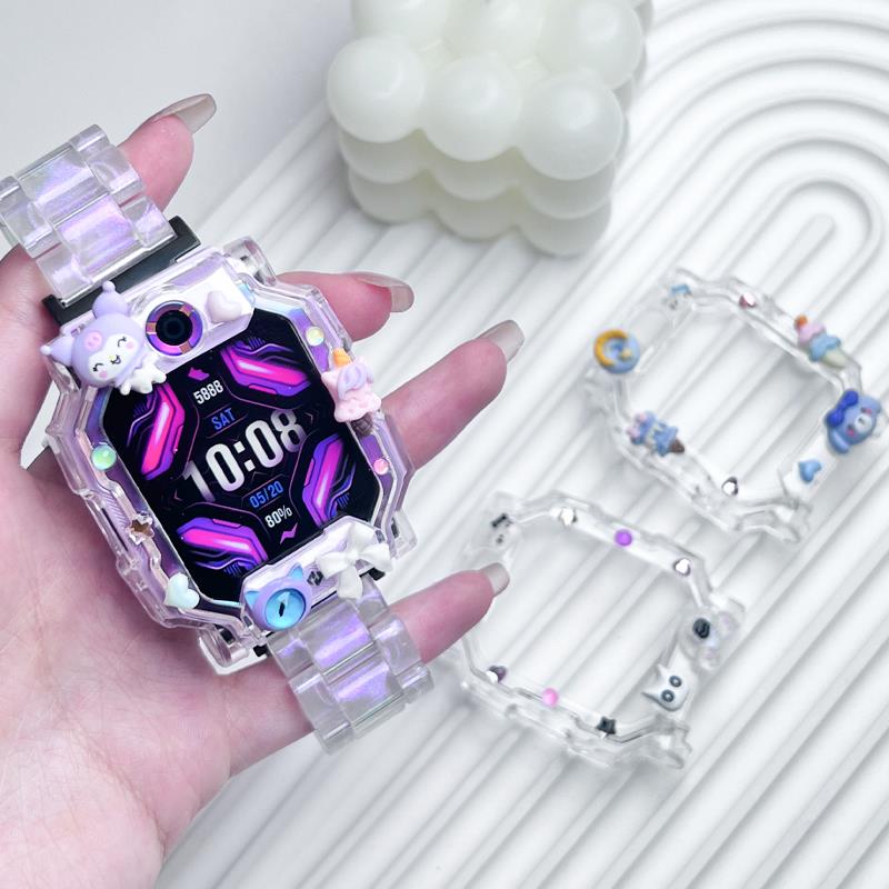 DIY公仔保护壳适用小天才电话手表Z9/Z8/Z7透明保护套Z10Z6/D3/D2