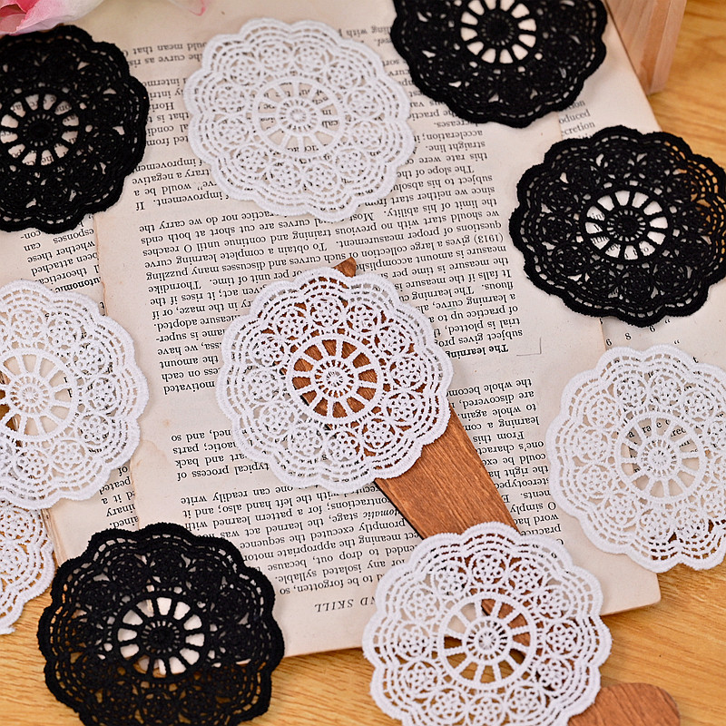 复古白色水溶蕾丝布贴衣服装饰补丁贴 手工diy镂空刺绣贴花朵辅料,居家布艺,布贴,淘宝优惠券,粉丝福利购,淘宝优惠卷