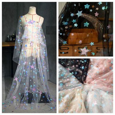 幻彩设计师diy汉服装亮片刺绣