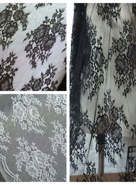 高档婚纱礼服蕾丝窗帘装饰布料