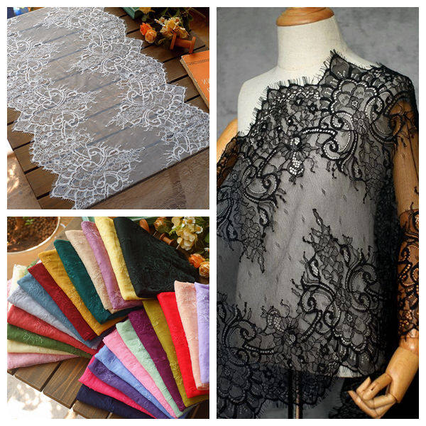 蕾丝面料diy花边布料网纱