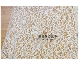出口优质弹力小股线蕾丝布料 DIY打底衫女装裙子台布家纺装饰面料