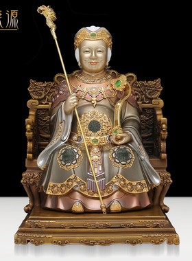 东北客厅神像宜康源纯铜