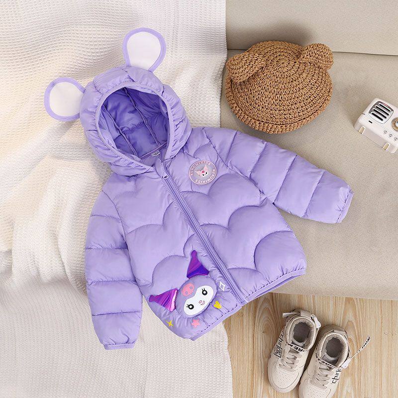 库洛米秋冬儿童羽绒棉服棉衣小童