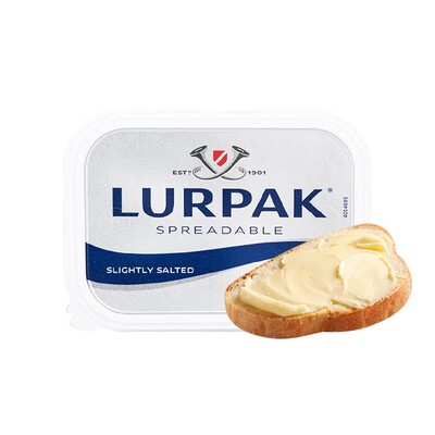 丹麦LURPAK盒装微咸涂抹型黄油