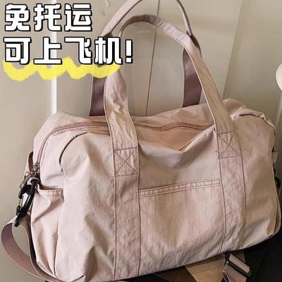 旅行包可上飞机小型轻便手提大容量可套拉杆箱斜挎登机专用行李包