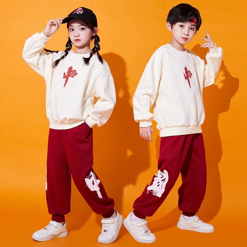 元旦儿童啦啦队演出服幼儿园嘻哈潮服小学生秋季运动会开幕式服装