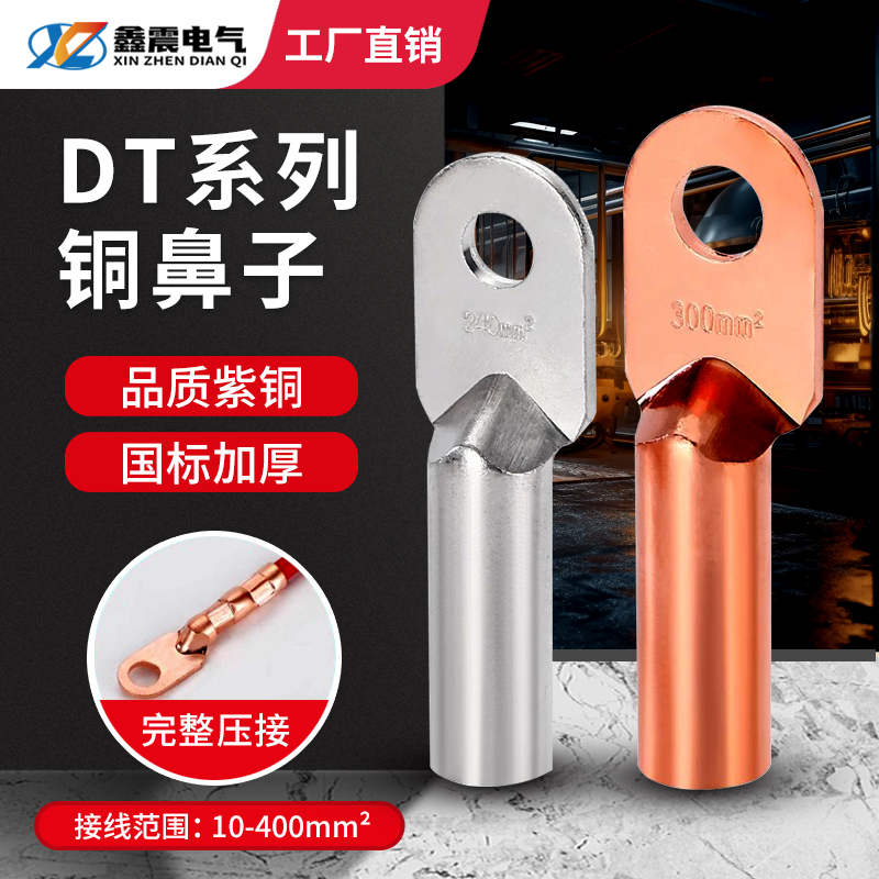 DT铜鼻子接线端子电线