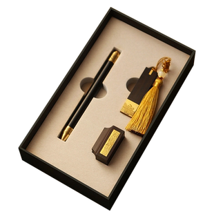 定制印logo刻字黄铜木质篆刻乾坤印章中国风签字笔礼盒定刻个人书法藏书私人闲章国画文创新年礼物企业伴手礼