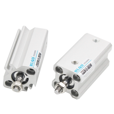 小型薄型气动气缸外牙不带磁