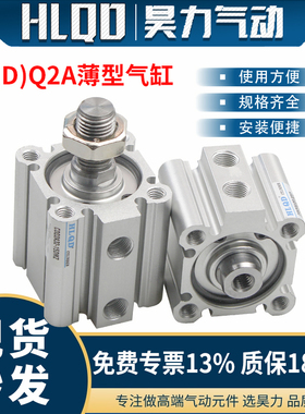 CDQ2A外牙带磁气动薄型气缸-12-16-20-25-32-40-50-63/DMZ