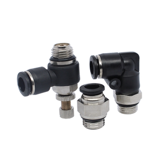 气管快插接头弯头PL带密封圈PC8-G02直通SL节流阀调速阀G螺纹