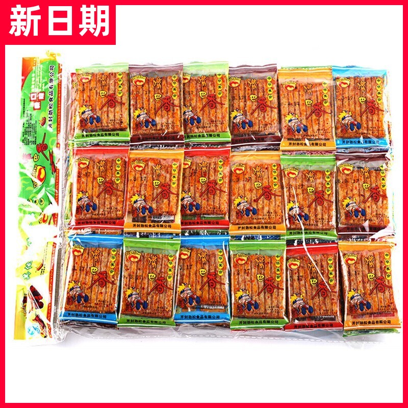 【优选】&#毛劲松嘴巴香辣条8090老式辣味办公室休闲食品网红吃