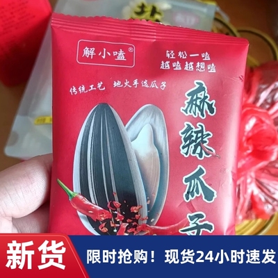 【抢】解小嗑麻辣瓜子独立包装小包装五香颗粒休闲零食葵花