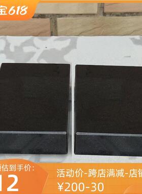 纯黑色大理石雕塑底座大理石垫块基座 大理石方块 石材底座台面