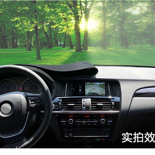 大众GOLF GTI R MK 5 6 7右駕中控仪表台盘防晒隔热遮阳板避光垫