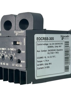 EOCRSS-30S电动机过电流保护继电器EOCRSS-60S电子式EOCRSS-05S
