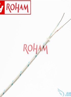 ROHAM热电偶线K型 玻璃纤维测温线KXBB-2*0.3/0.5/0.1/0.2-JIS