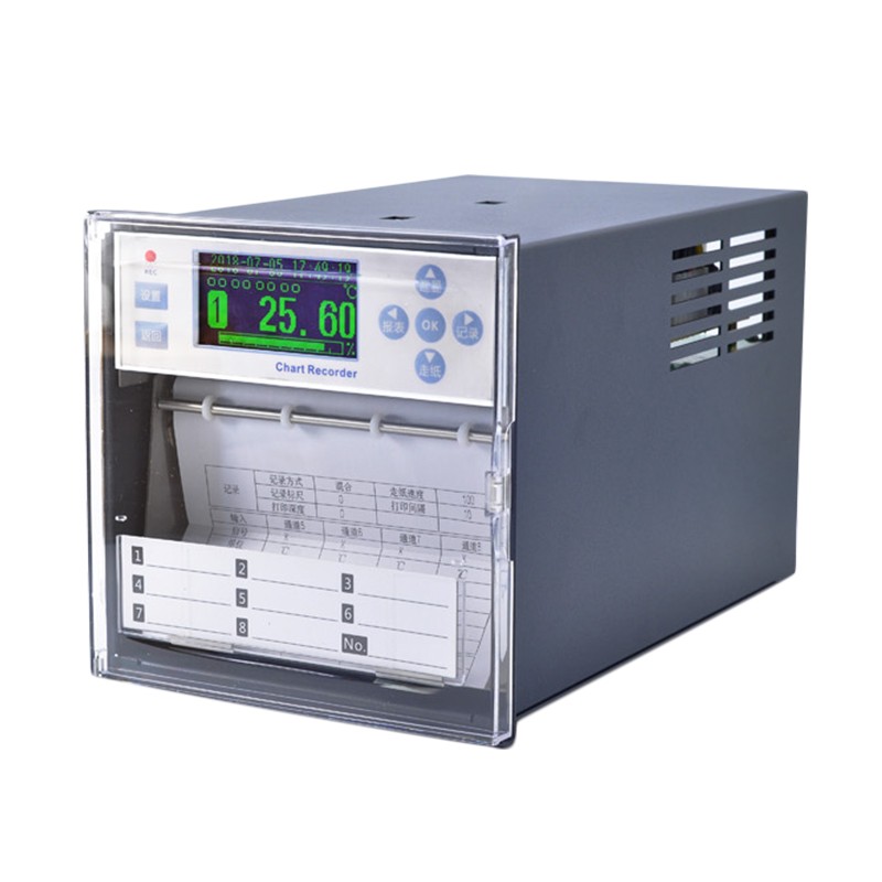 有纸记录仪温度压力现场打印炉温升温记录数据曲线热处理打印一体