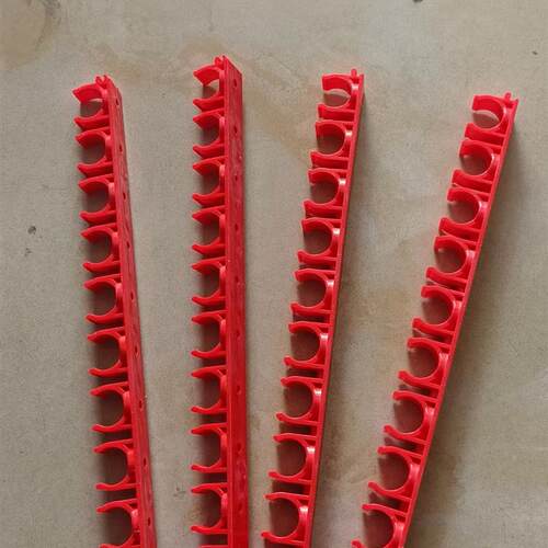 PVC16/20线管排卡U型卡塑料水管固定卡扣连接排 拼装迫码电工家装