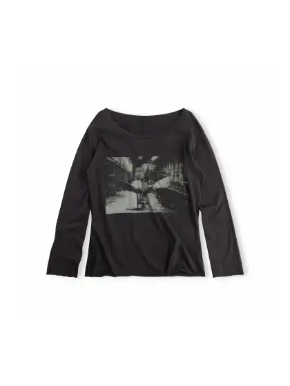Tear Ifsixwasnine69 Angel Double-Sided Print Long Sleeve Visual Subculture