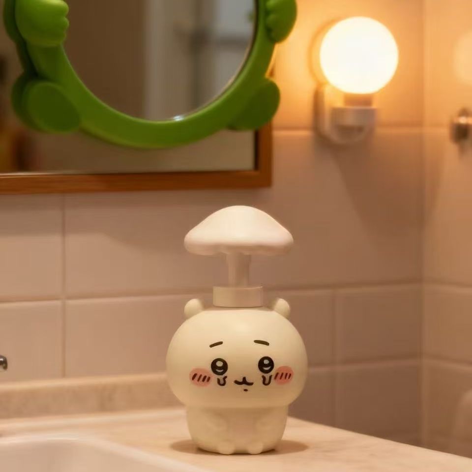 可爱蘑菇头空瓶分装瓶