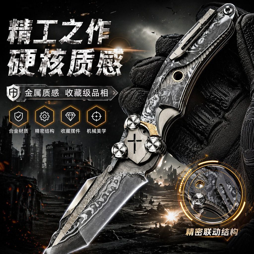 新款暗区突围忏悔精工款合金模型游戏道具模型收藏级周边游戏玩具