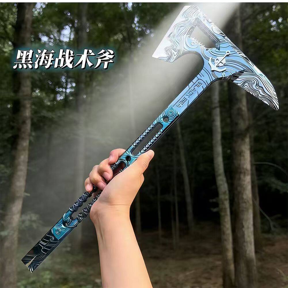 三角洲行动周边玩具黑海战斧模型