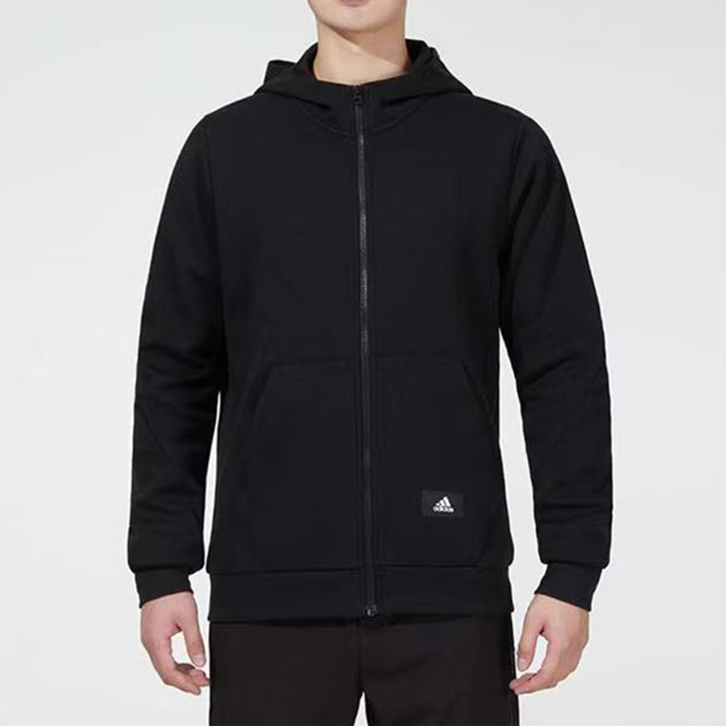 Adidas/阿迪达斯 男子舒适百搭防风连帽运动休闲夹克外套 HA1416,运动服/休闲服装,运动茄克/外套,淘宝优惠券,粉丝福利购,淘宝优惠卷