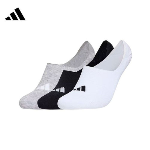 Adidas/阿迪达斯正品男女短款运动跑步休闲吸汗防臭船袜子JC9265