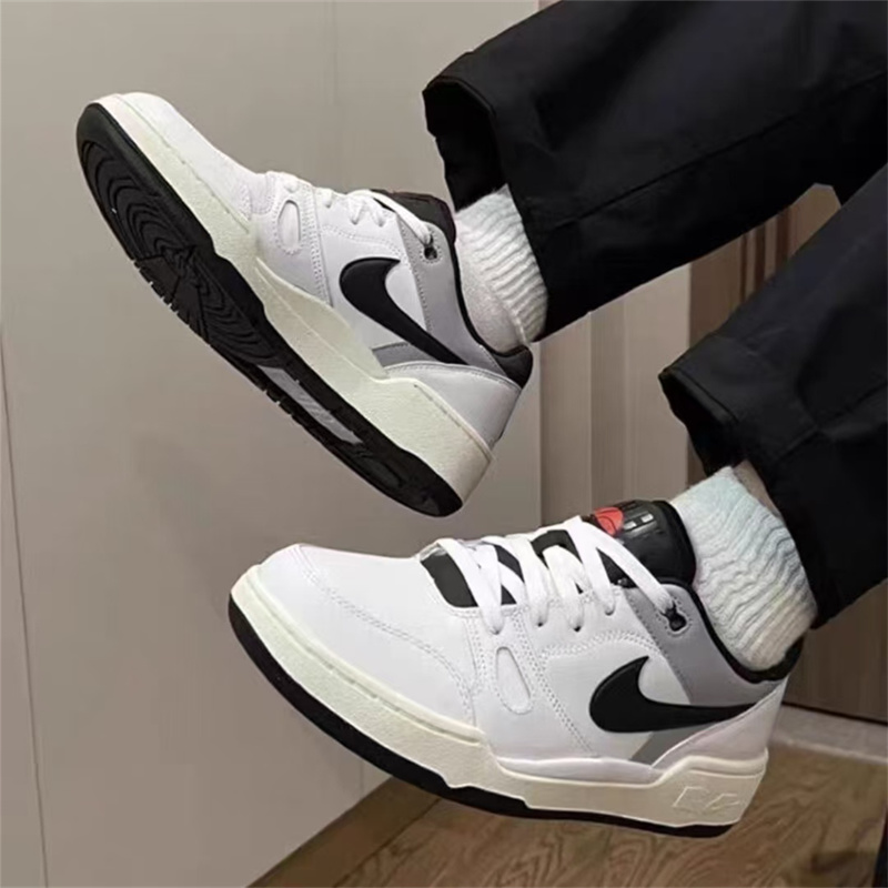 Nike Full Force Low 潮流舒适 板鞋男款白黑FB1362-101百亿新