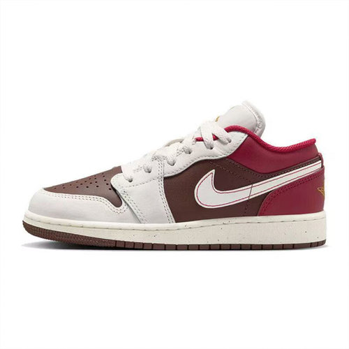 Nike/耐克Air Jordan 1防滑耐磨百搭女子低帮板鞋GS款 IR7600-211
