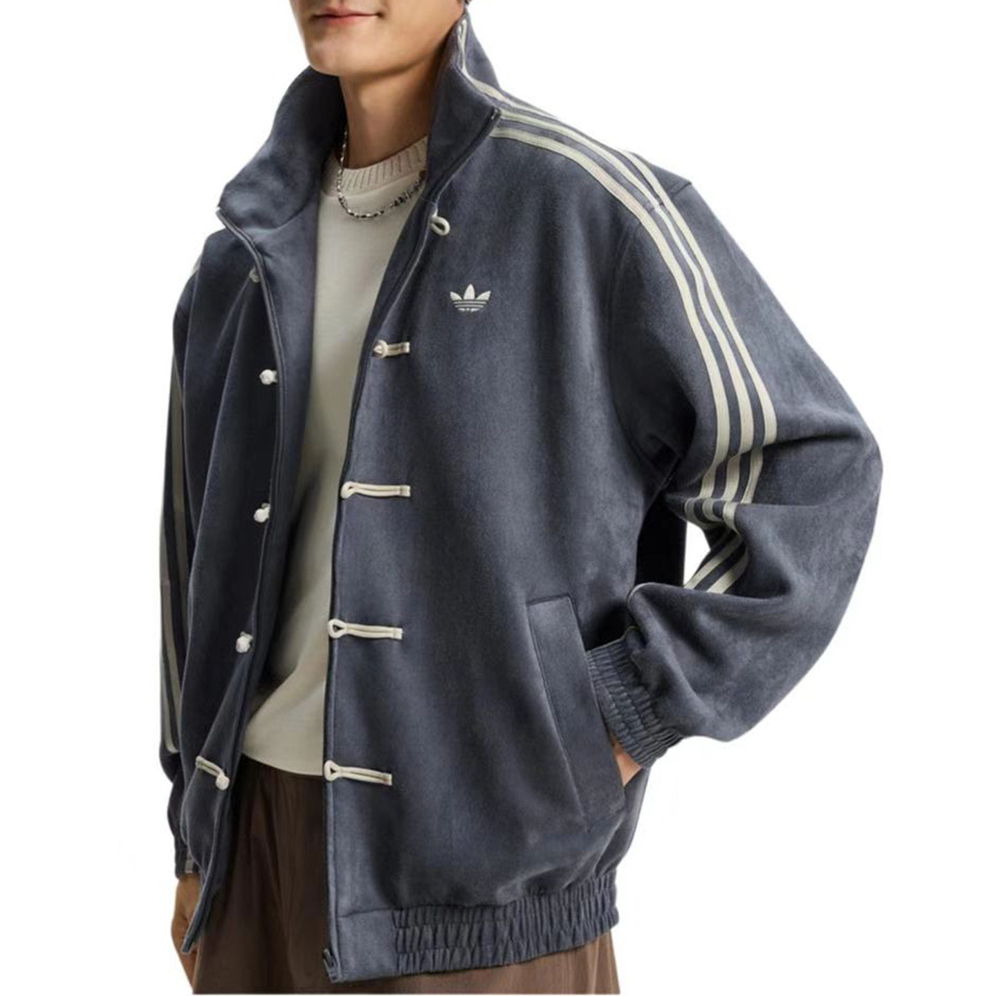 Adidas/阿迪达斯男女新中式运动休闲立领梭织夹克长袖外套KR0295,运动服/休闲服装,运动茄克/外套,淘宝优惠券,粉丝福利购,淘宝优惠卷