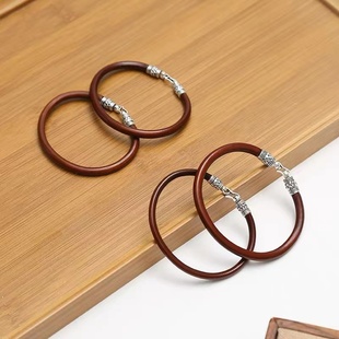 正品西藏天然纯手工鸡血藤手镯女有节藤情侣款手镯