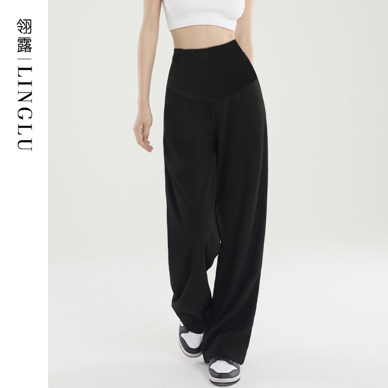 加长版高个子孕妇阔腿裤夏季薄款外穿托腹西装裤夏款夏装2023新款