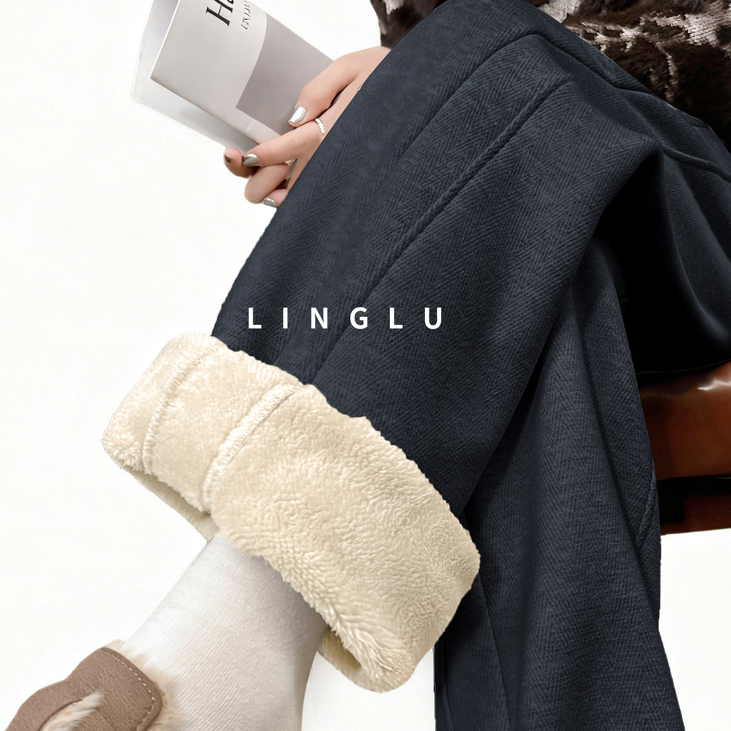 这条羊羔绒裤我能穿一整个冬天!