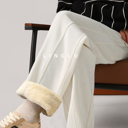 【东北加厚羊羔绒】轻奢质感女裤