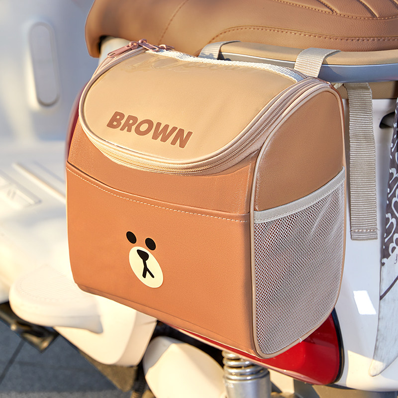 LF布朗熊电动车防水触屏挂包