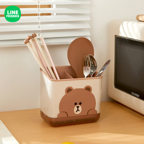 LINE正版联名厨房筷筒餐具收纳盒