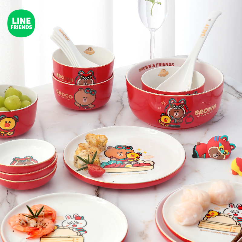 LINE联名联名乔迁送礼餐具