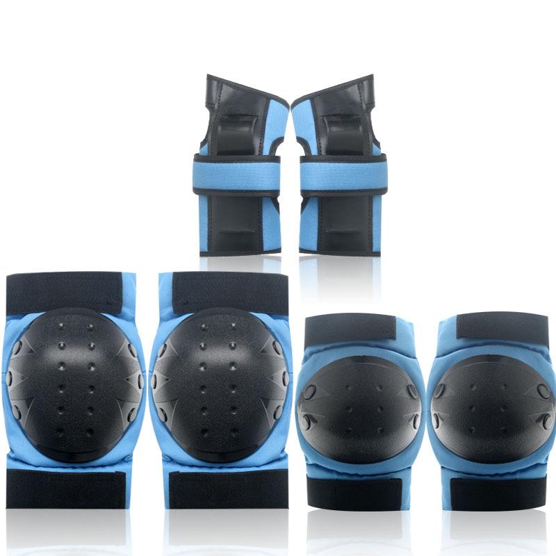 滑雪轮滑运动护膝掌护具套装成人儿童骑行滑板护肘男女自行车护具