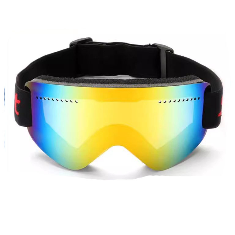 滑雪镜防雾防风沙 眼镜男女款登山雪地护目镜摩托越野/HX04柱面